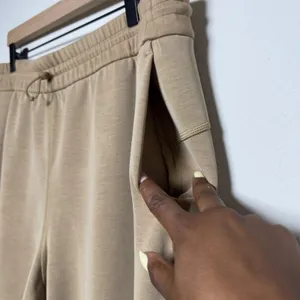 Lululemon Women Pants 14 Tan Softstreme Relaxed High Rise Drawcord Trousers thumbnail 6