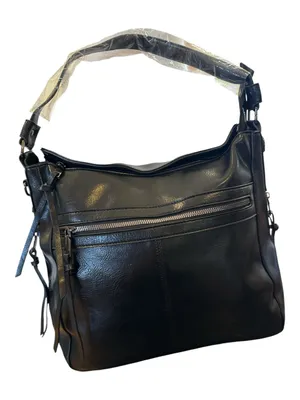 Classic Black Women’s Hobo Bag - Versatile Everyday Tote thumbnail 2