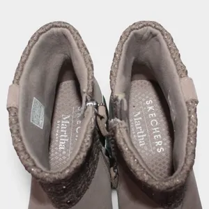Skechers Martha Stewart Pier-Lite Fall Stunner Suede Boots 8.5 Taupe NWT thumbnail 13