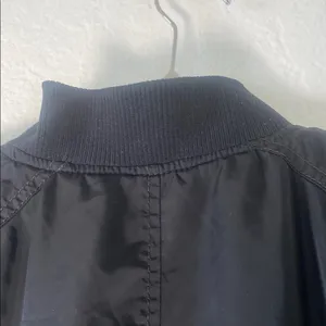Old Navy‎ Black Bomber Jacket with Gold Zipper Size XL thumbnail 10