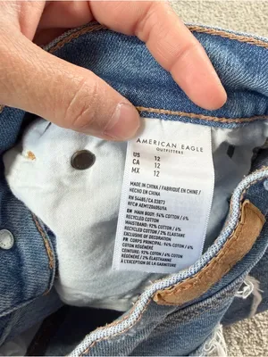 American Eagle Women’s Highest Rise ‘90 Boyfriend Shorts 3” Distressed 12 thumbnail 7