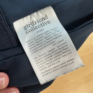 Girlfriend Collective Topanga Criss Cross Sports Bra XL Midnight Blue Adjustable thumbnail 8