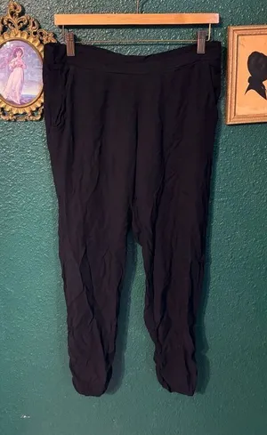 Carve Designs Avery Beach Pant Organic Pull On Women’s Size Medium Black thumbnail 1