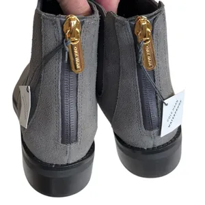 NWT Cole Haan Waterproof Leather Ankle Boots Grey Size 5 1/2 thumbnail 6