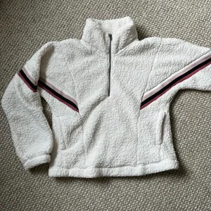 Abercrombie Sherpa Faux Fur Half Zip Sweatshirt Pullover - Small thumbnail 1