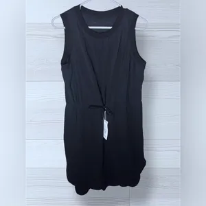 NWT HALARA Womens Air Fabric Drawstring Sleeveless Flare Activity Dress thumbnail 2