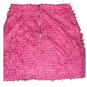 NWT vibrant pink tinsel fringe mini skirt from boutique Altar'd State size small thumbnail 3