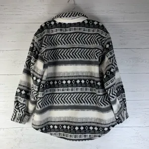 Ashley Outerwear Aztec Print Fleece Shacket Jacket Women's Size M Southwestern thumbnail 2