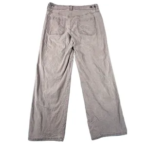 American Eagle Stovepipe Wide Leg Pants Womens 10 Stretch Waist Buckles Brown thumbnail 4