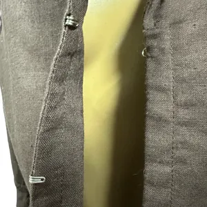 Oscar De La Renta Linen Brown 3 Quarter Bell Sleeve Hook Front Top Jacket Size 8 thumbnail 9