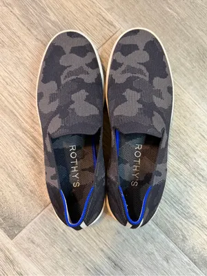 Rothy's Camo Original Slip On Sneakers Women 9.5 Comfort Shoe Washable Casual thumbnail 3