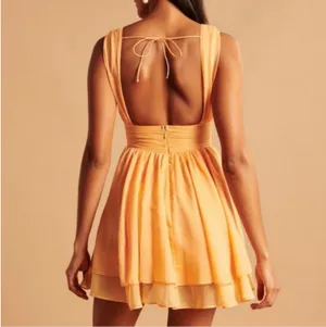 Abercrombie Orange mini dress thumbnail 4