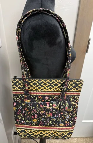 Vera Bradley Ming Oriental‎ Pattern Double Handle Tote shoulder Bag Medium thumbnail 1