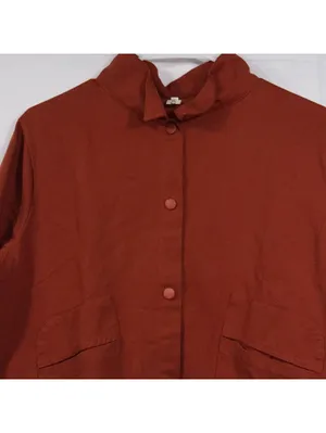Women’s Rust Orange Lightweight Jacket Size Medium thumbnail 2