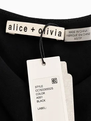 NWT Alice + Olivia Cici Goddess One Shoulder Ruched Black Mini Dress XS thumbnail 7