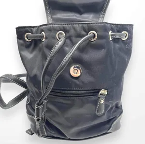 00s GUESS Vintage Black Drawstring Backpack thumbnail 7