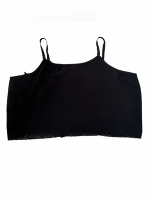 Shapermint Black Lace-Trim Bandeau Cami size 4x thumbnail 2