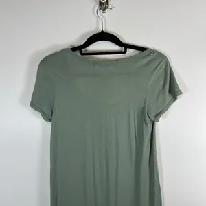 Project Social T‎ Womens Sage Green High Low Scoop Neck T-Shirt Dress Size Small thumbnail 7