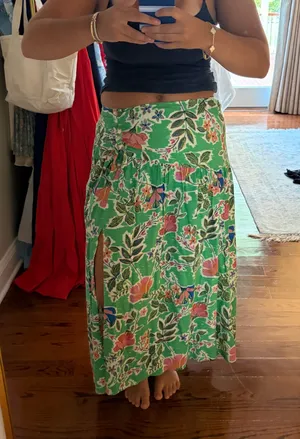 Band of the Tree green maxi skirt thumbnail 1