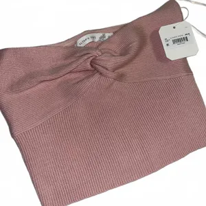 NWT Altar'd State Blush Pink Ribbed Knit Twist Front Crop Top Size Womans Small thumbnail 3