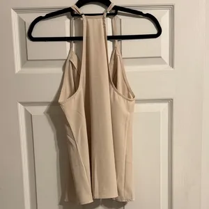 Chic Cream Sleeveless Top thumbnail 2