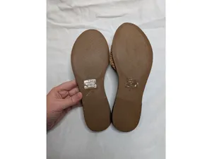 Steve Madden Women's Dipsy Raffia Slide Open Toe Sandals Size 6 thumbnail 8