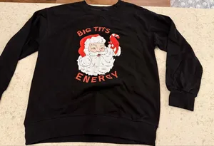 NEW Unisex Adult Graphic Ugly Christmas Sweatshirt M thumbnail 1