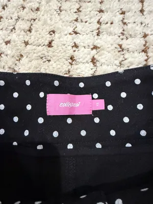 Edikted — Black Polka Dot Micro Shorts thumbnail 3