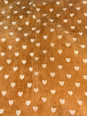 Le Lis Collection Women’s Small Heart Print Corduroy Crop Top & Mini Skirt Set thumbnail 6