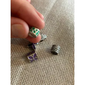 A504 charm bracket silver plated 5 pcs Gray thumbnail 8