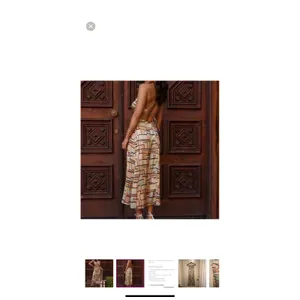 12th Tribe Geometric Strappy Midi Dress Multicolor Sweetheart Size L thumbnail 3