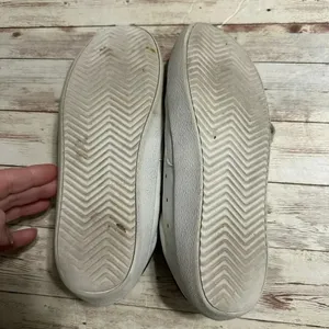 White Sneakers Size 8.5 Women's Shoes Walking Trendy thumbnail 3