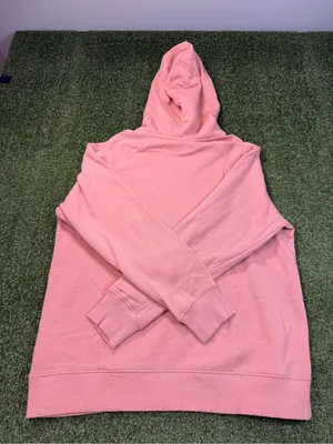 The North Face Women's Logo Hoodie Sweatshirt‎ Peach Pink Oversize Outdoor Lg thumbnail 4