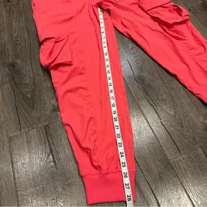 Lululemon Dance Studio Pants Relaxed Fit Mid Rise Cargo Jogger Glaze Pink Size M thumbnail 6