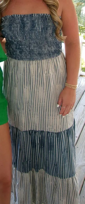 Jessica Simpson Strapless Maxi Dress thumbnail 1