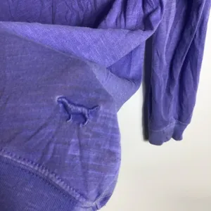Pink Victoria’s Secret purple‎ long sleeve top thumbnail 4
