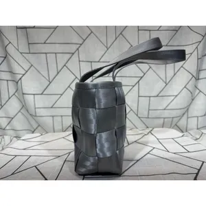 Harvey's Seatbelt Woven Tote Purse Durable Top Handle Gray Womens READ‎ thumbnail 5