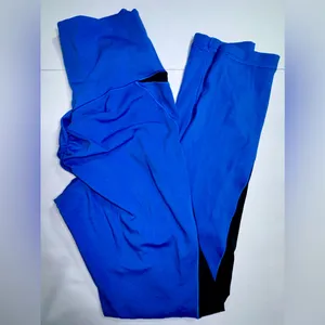 NWOT OFFLINE BY AERIE ruched booty lift leggings in blue and‎ black - size small thumbnail 3