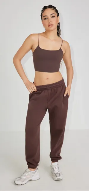 Cropped brown cami garage  thumbnail 1