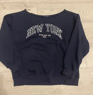 wild fable Navy Textured Crew Sweatshirt thumbnail 1