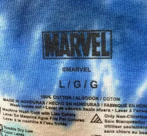 Captain American Shield Marvel Cinematic Universe Tie Dye L thumbnail 4