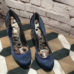 Sam Edelman Ulysa Platform‎ Pump In Midnight Blue thumbnail 3