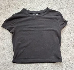 H&M Plain Top Grey thumbnail 1