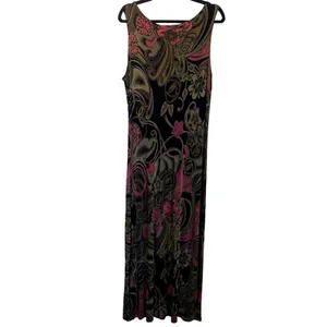 Vintage Y2K‎ Made in Heaven Mesh Floral Maxi Dress thumbnail 2