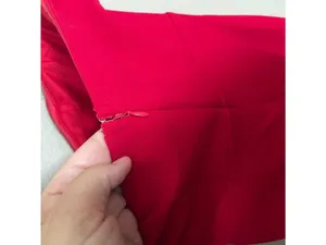 Lulus Red Strapless Corset Bodycon Mini Dress Draped Neckline Size S thumbnail 12