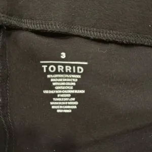 Torrid women’s black biker shorts sizes 3 (3X) . thumbnail 5