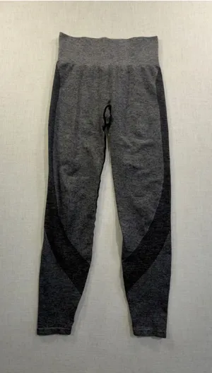 Avia Women’s S 4–6 Gray & Black Full-Length Athletic Leggings thumbnail 1