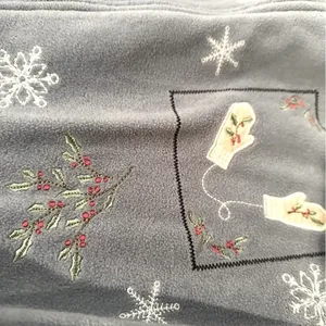 Croft & Barrow Fleece Winter Jacket Women's‎ Size XL Blue Gray Cottagecore Snow thumbnail 4