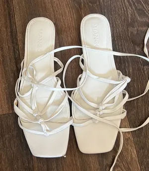 Mango Tie Up Sandals thumbnail 1