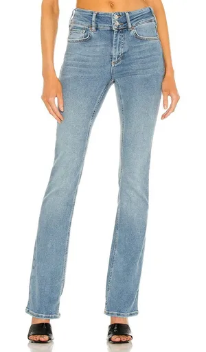 Free People We The Free Shayla Bootcut Jeans 25 Sierra Y2K Double Waist thumbnail 1